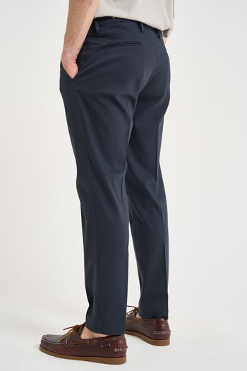 Pantalone uomo chino blu - 5