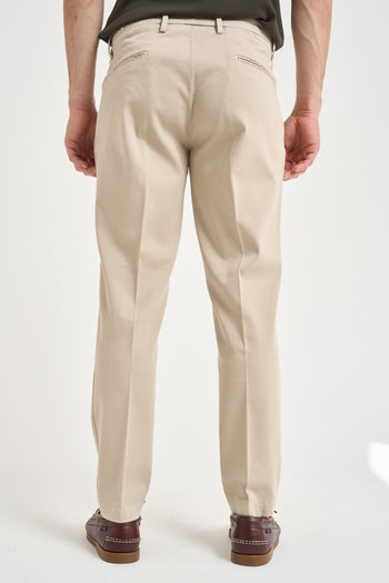 Pantalone uomo chino sabbia - 3