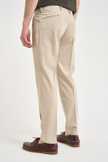 Pantalone uomo chino sabbia - 4