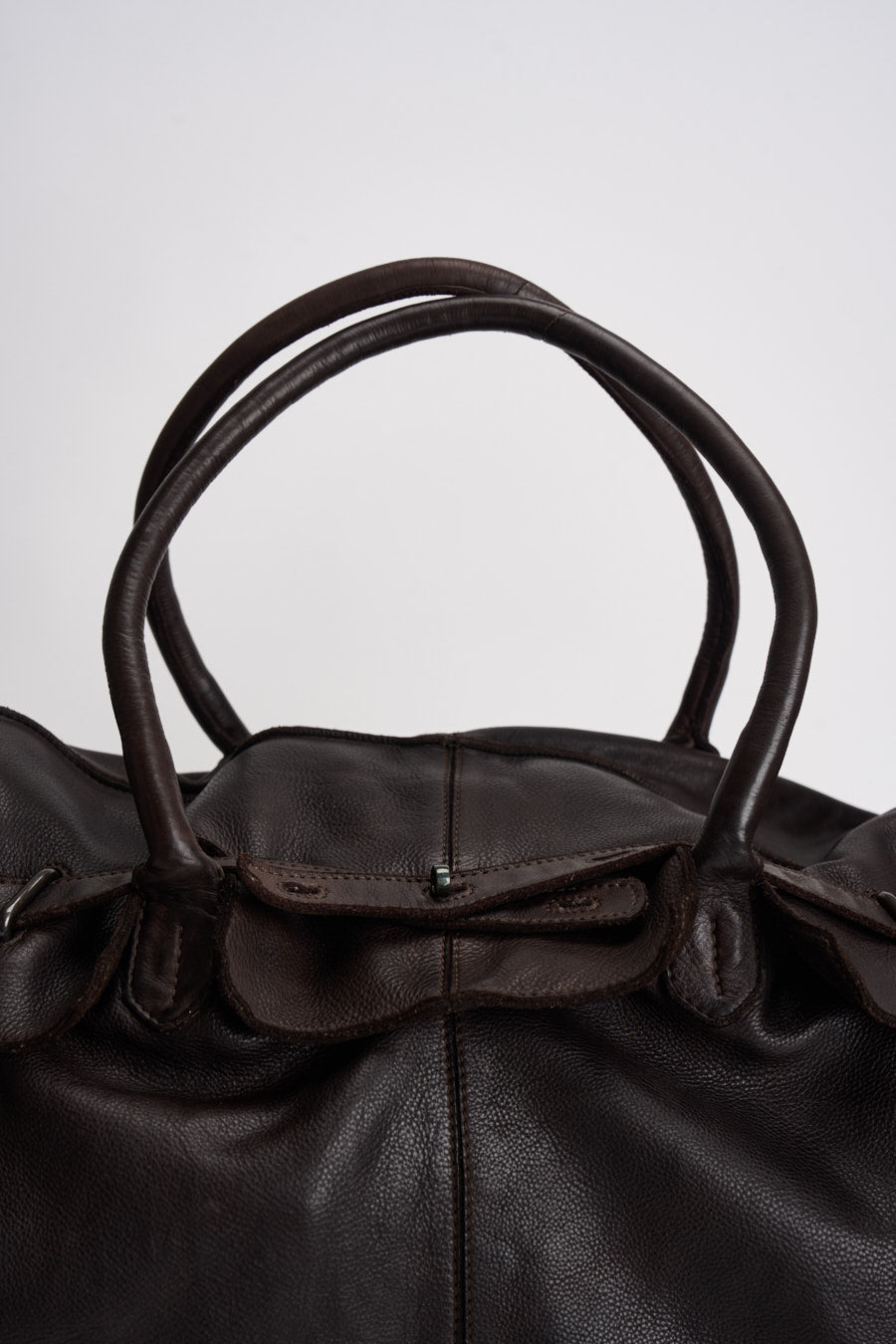 Borsa donna in pelle marrone 261B104 C60 MINORONZONI 