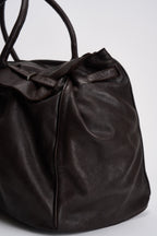 Borsa donna in pelle marrone 261B104 C60 MINORONZONI 