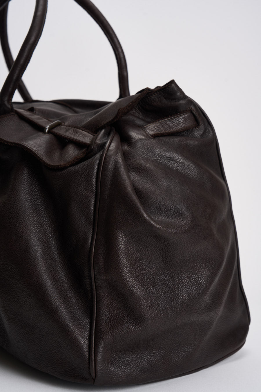 Borsa donna in pelle marrone 261B104 C60 MINORONZONI 