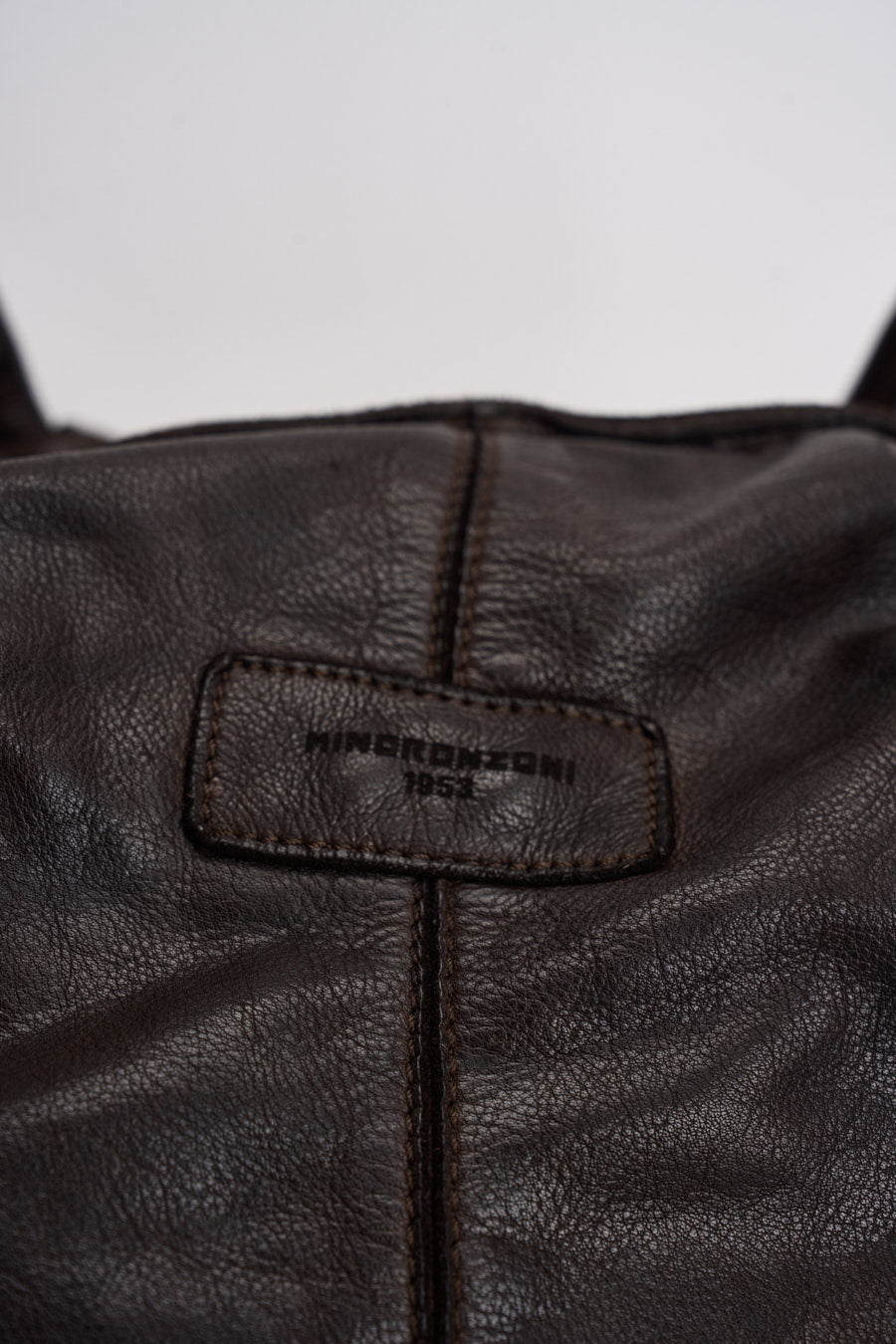 Borsa donna in pelle marrone 261B104 C60 MINORONZONI 