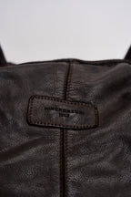 Borsa donna in pelle marrone 261B104 C60 MINORONZONI 