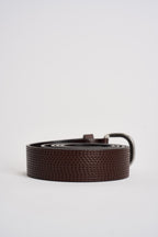 Cintura uomo in pelle marrone 262C011 C60 MINORONZONI 