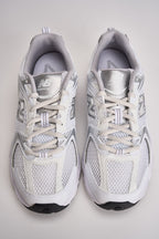Sneakers donna 530 bianche e argento NBMR530 EMA NEW BALANCE 