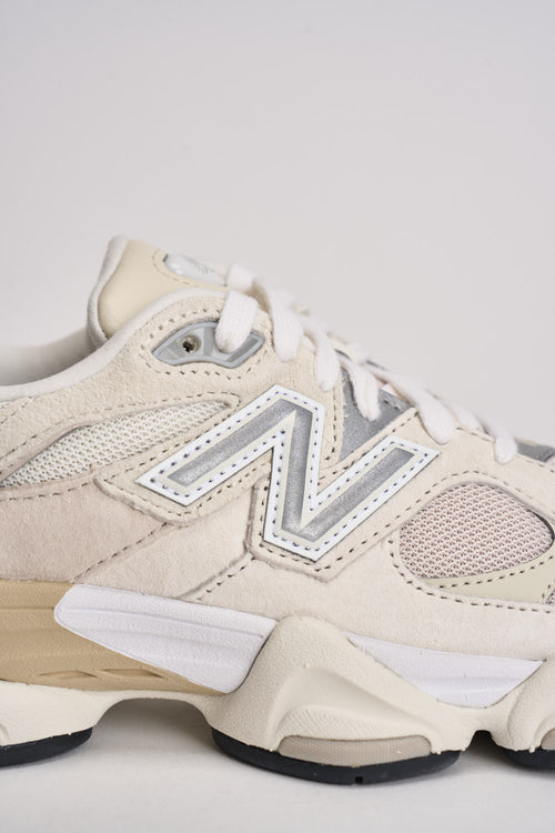 Sneakers donna 9060 panna e bianca - 2