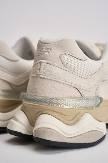 Sneakers donna 9060 panna e bianca - 8