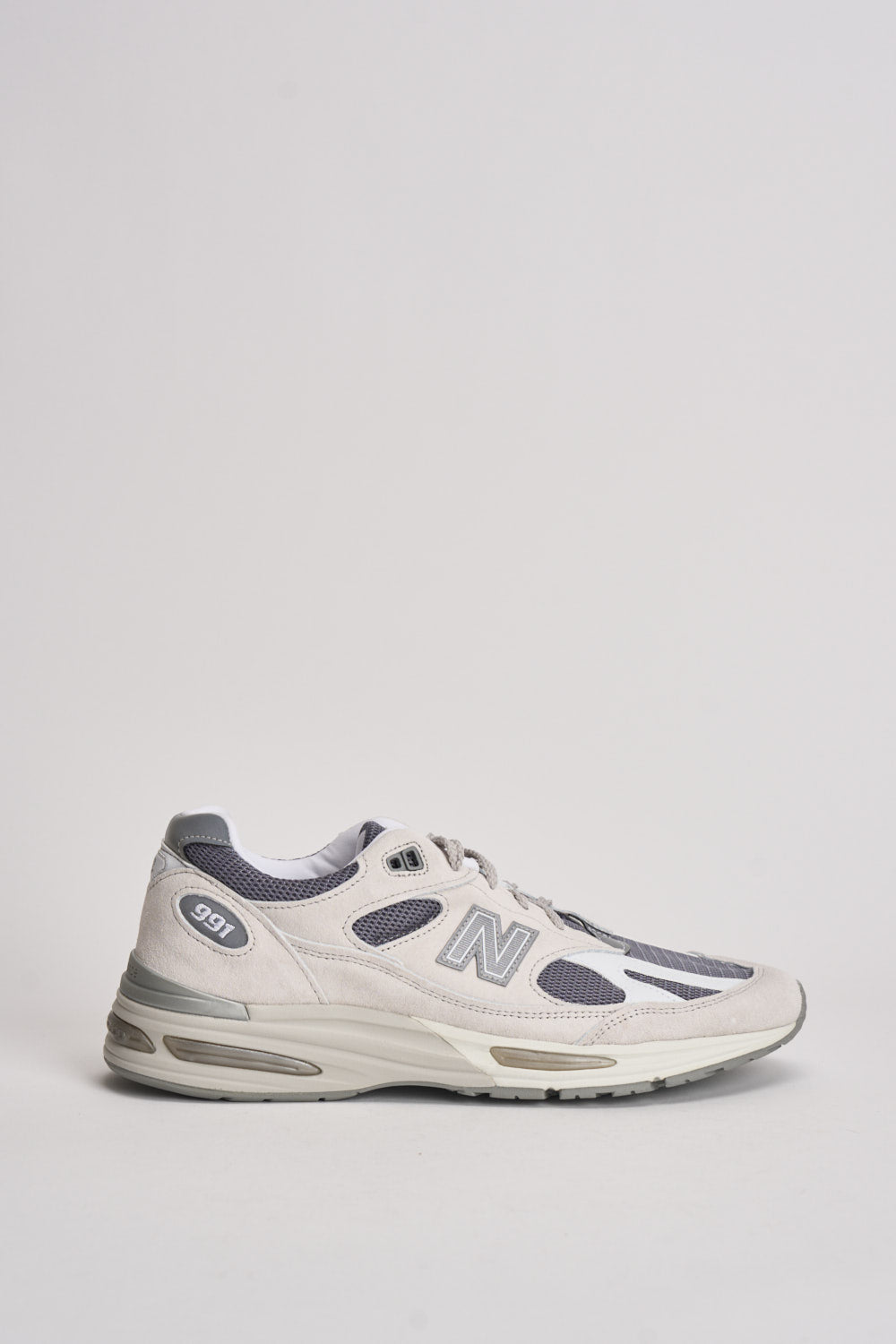 Sneakers uomo Made in UK 991v2 grigio U991 LG2 NEW BALANCE 