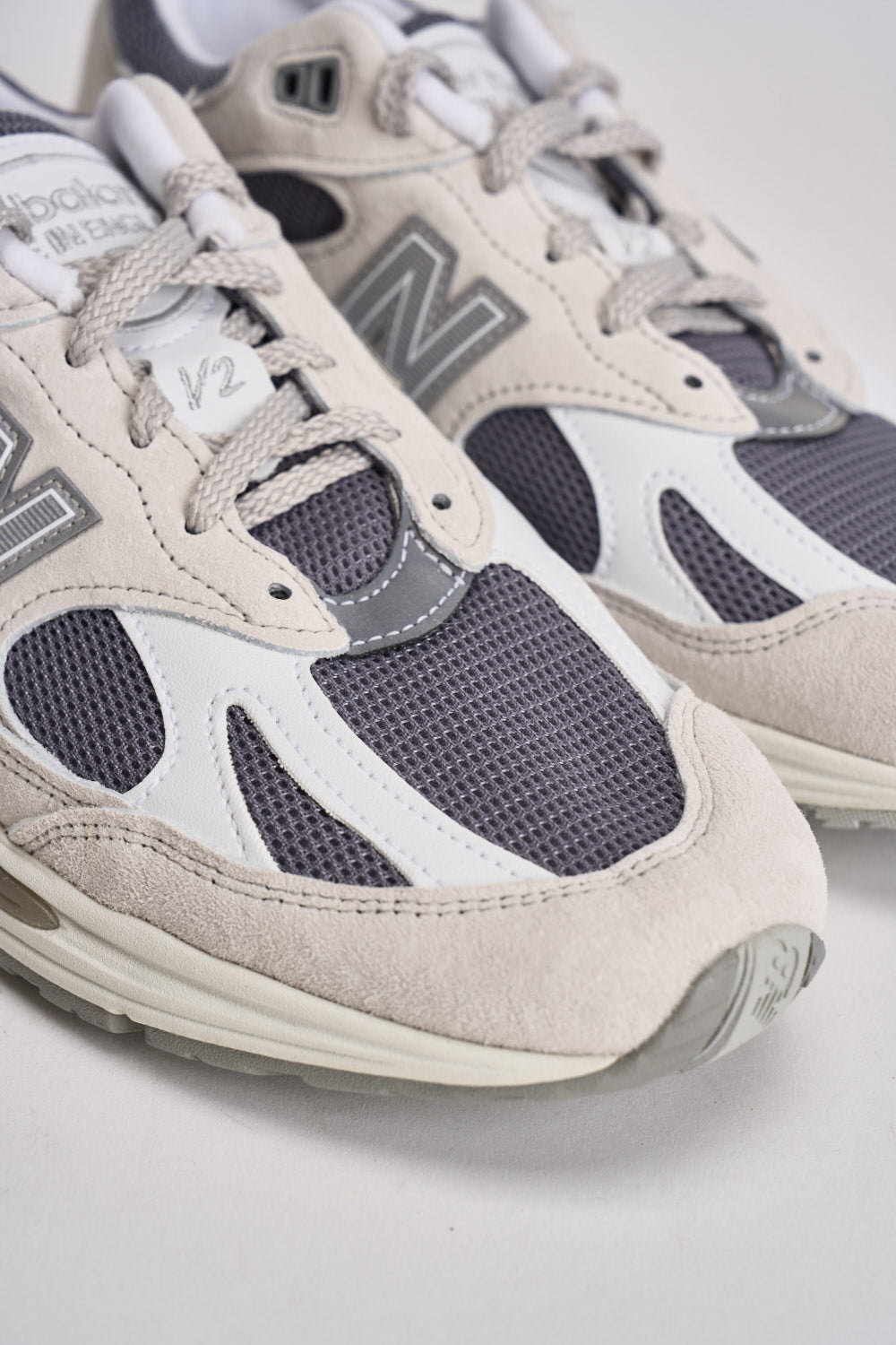 Sneakers uomo Made in UK 991v2 grigio U991 LG2 NEW BALANCE 