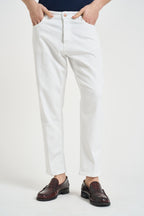 Jeans uomo regular in denim bianco 2993 ITRIBIANCO OFFICINA 