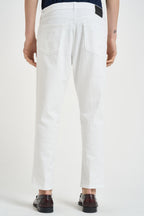 Jeans uomo regular in denim bianco 2993 ITRIBIANCO OFFICINA 