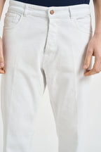 Jeans uomo regular in denim bianco 2993 ITRIBIANCO OFFICINA 