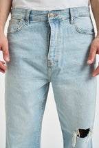 Jeans uomo in denim chiaro 22036592 LIGHT BLU ONLY & SONS 