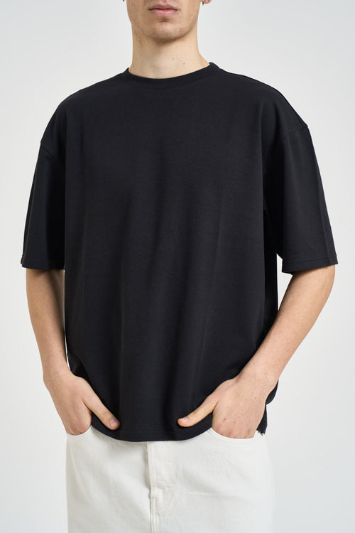 T-shirt uomo over nera