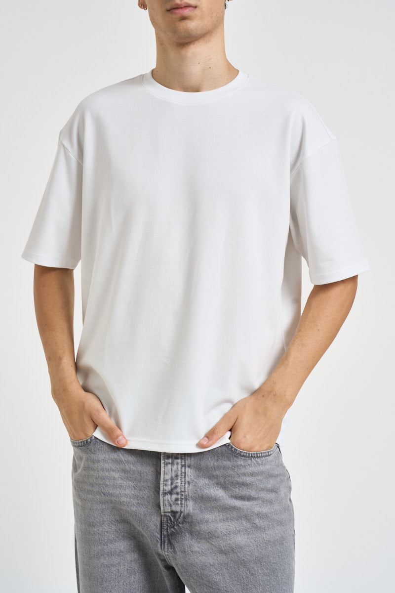 T-shirt uomo over bianca 22031940 WHITE ONLY & SONS NOOS 