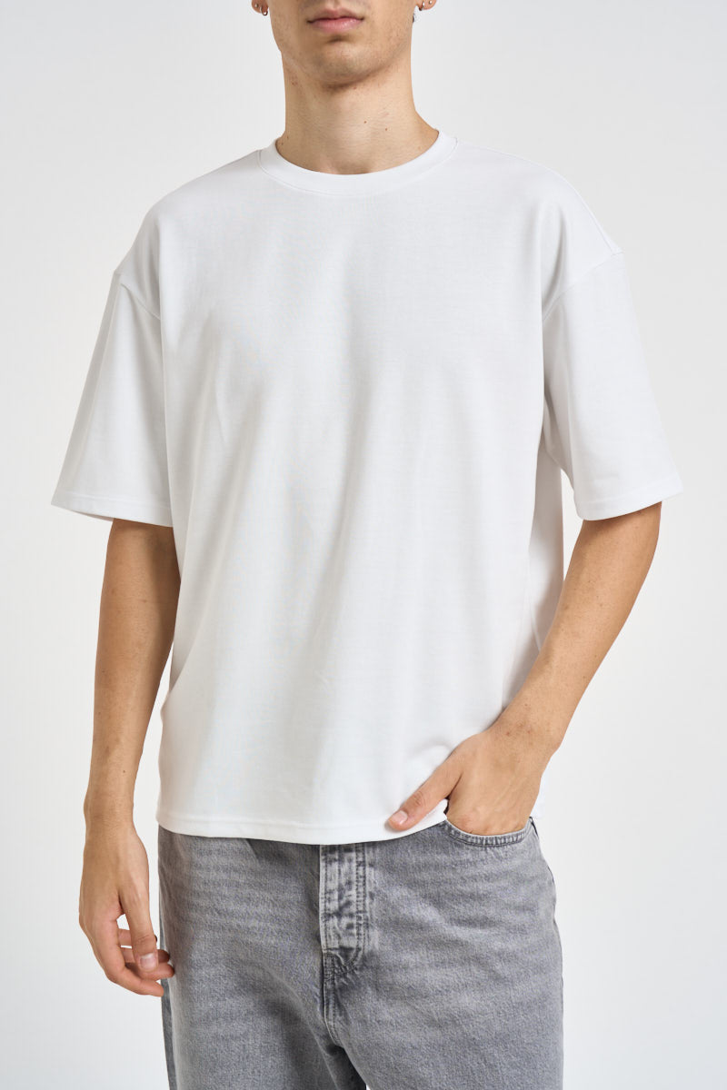 T-shirt uomo over bianca 22031940 WHITE ONLY & SONS NOOS 
