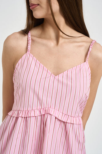 Top donna a righe rosa - 3