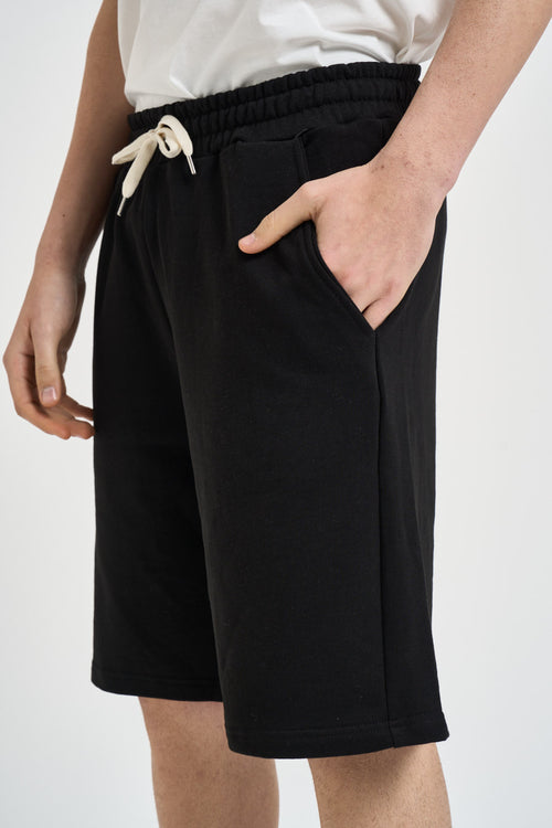 Bermuda uomo sportivo nero - 2