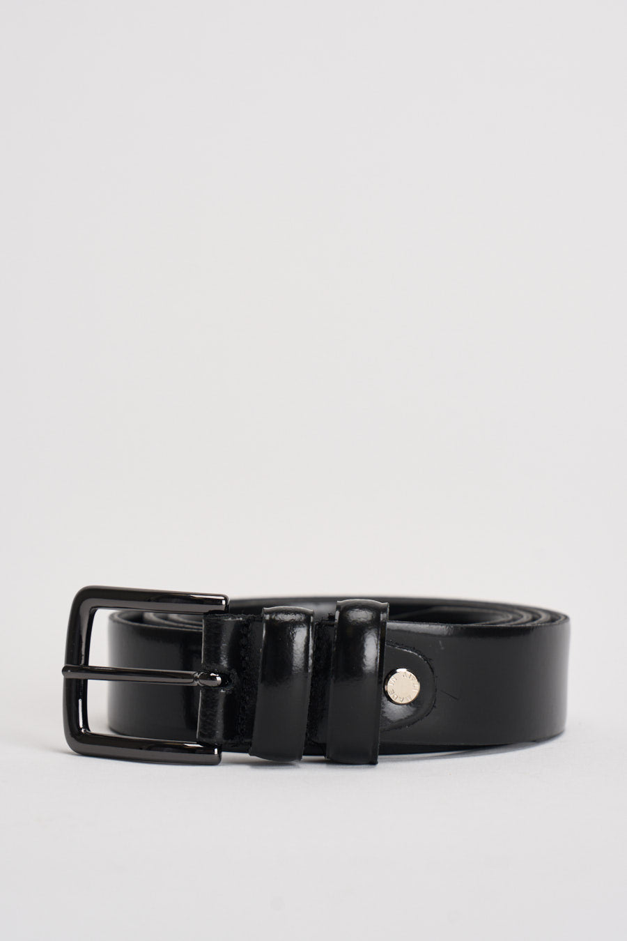 Cintura uomo in pelle nera F0004 NERO OUTFIT 