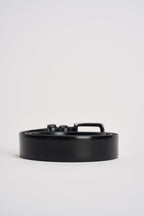 Cintura uomo in pelle nera F0004 NERO OUTFIT 