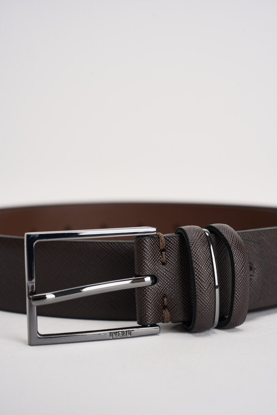 Cintura uomo marrone in pelle martellata Z11 MORO OVERD 