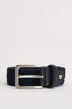 Cintura uomo in tessuto blu intrecciata Z13 BLU OVERD 