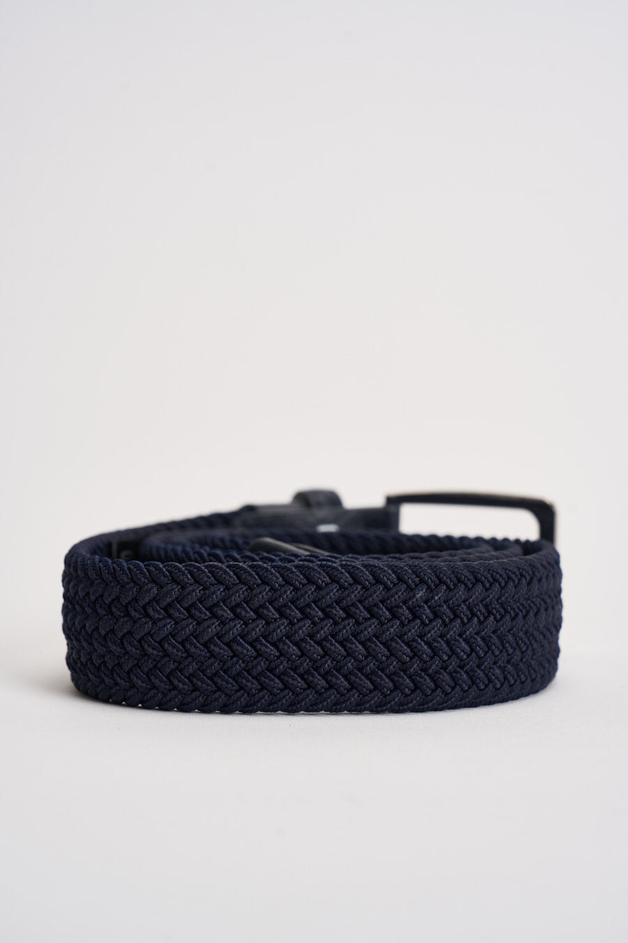 Cintura uomo in tessuto blu intrecciata Z13 BLU OVERD 