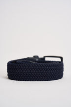 Cintura uomo in tessuto blu intrecciata Z13 BLU OVERD 