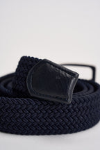 Cintura uomo in tessuto blu intrecciata Z13 BLU OVERD 
