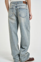 Jeans donna carrot fit in denim chiaro V02O0290 DENIM PHILIA LOFT 