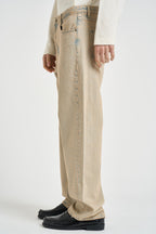 Jeans uomo in denim sabbia CLEVELAND ROVDSAB PONT DENIM 