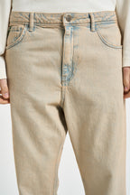 Jeans uomo in denim sabbia CLEVELAND ROVDSAB PONT DENIM 