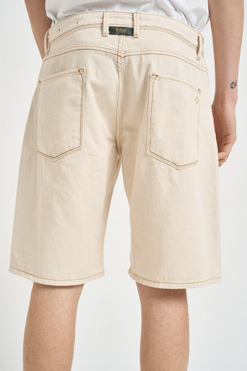 Bermuda uomo in denim ecru - 3