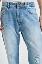 Jeans uomo regular fit in denim chiaro Y.STONE RAMDP43 PONT DENIM 