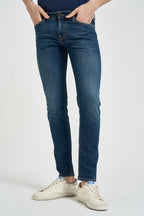 Jeans uomo skinny denim scuro 517 CARLIN ROY ROGER'S 