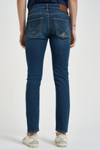 Jeans uomo skinny denim scuro 517 CARLIN ROY ROGER'S 