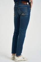 Jeans uomo skinny denim scuro 517 CARLIN ROY ROGER'S 