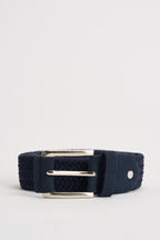Cintura uomo intrecciata blu CT278 NAVY SEINSE 