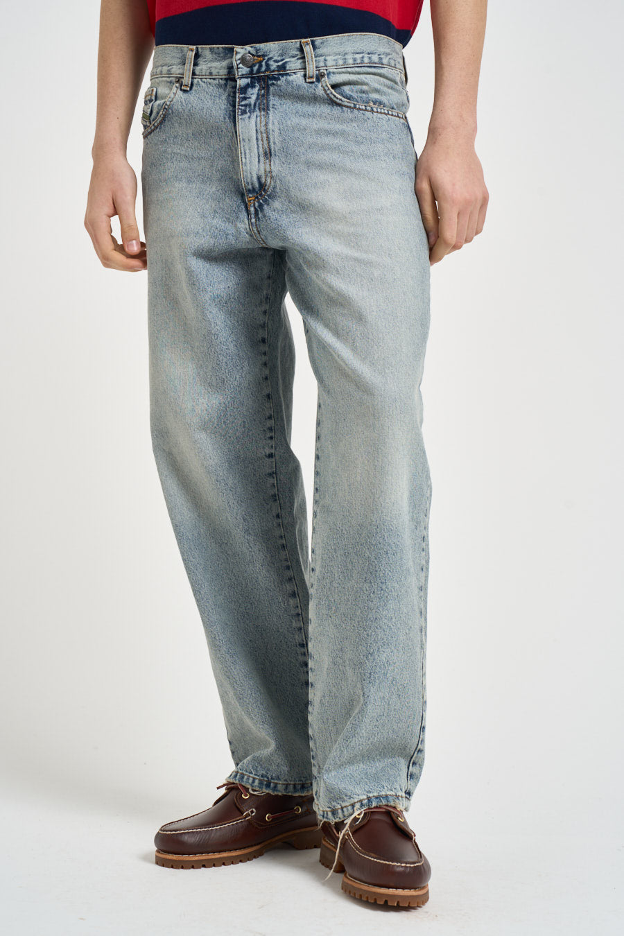 Jeans uomo in denim lavaggio used 01196N DENIM SETTEDUESETTE 