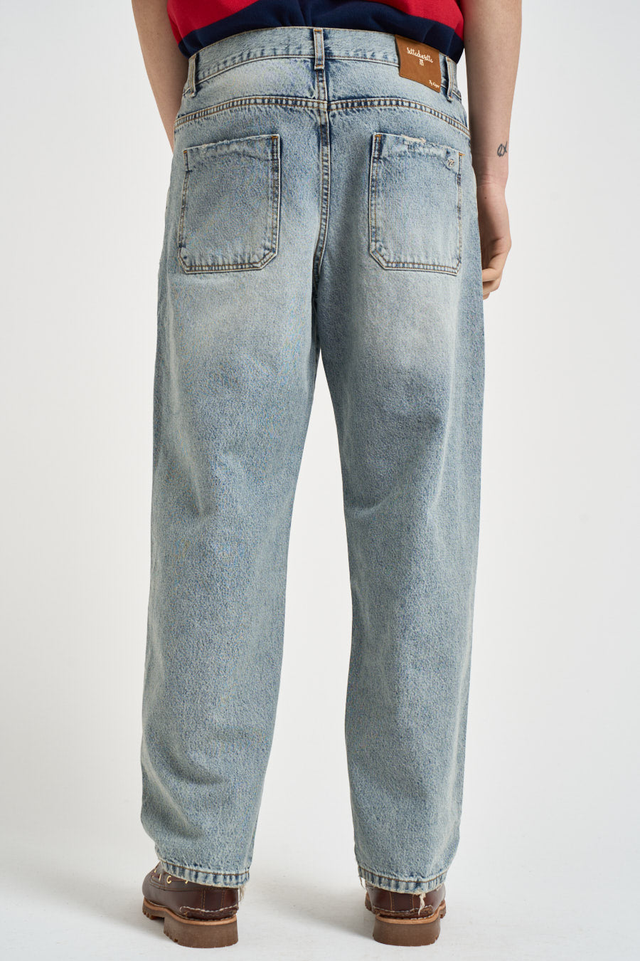 Jeans uomo in denim lavaggio used 01196N DENIM SETTEDUESETTE 