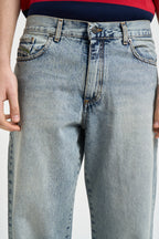 Jeans uomo in denim lavaggio used 01196N DENIM SETTEDUESETTE 