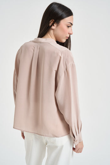 Camicia donna rosa pastello - 3