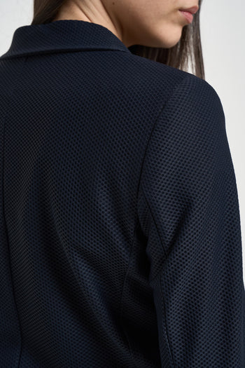 Giacca donna doppiopetto blu - 5