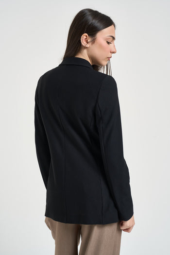 Giacca donna doppiopetto nera - 4