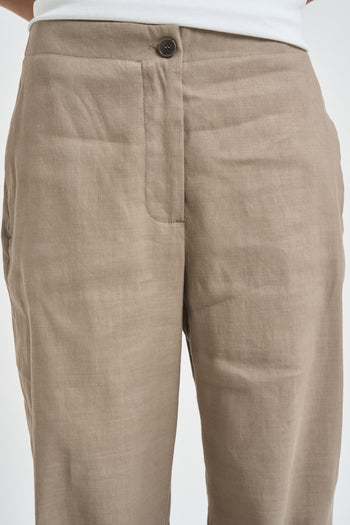 Pantalone donna a palazzo fango - 3