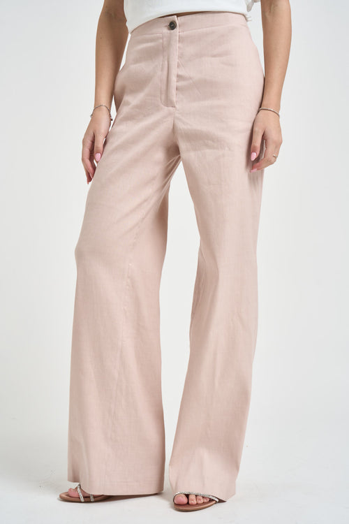 Pantalone donna a palazzo cipria