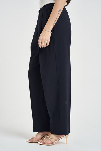 Pantalone donna regular blu notte - 3