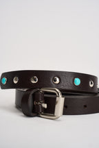 Cintura donna in pelle marrone N39T1001 MORO SOUVENIR CLUBBING 