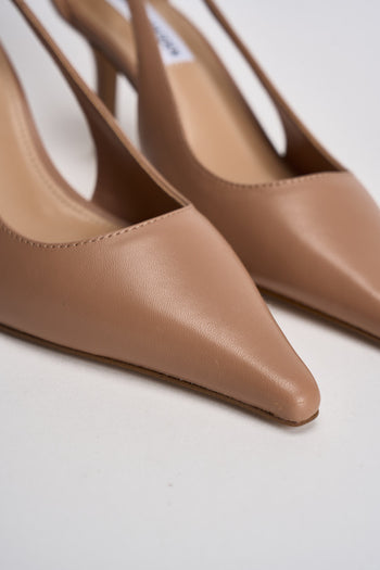 Scarpa donna con tacco cipria - 4